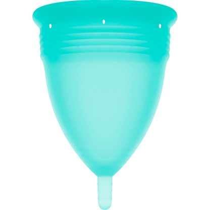 STERCUP - COUPE MENSTRUELLE EN SILICONE FDA AIGUE-MARINE - TAILLE S