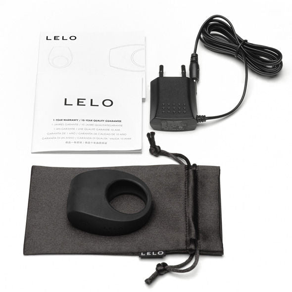 LELO - ANNEAU VIBRATEUR TOR II NOIR - 7eme ciel