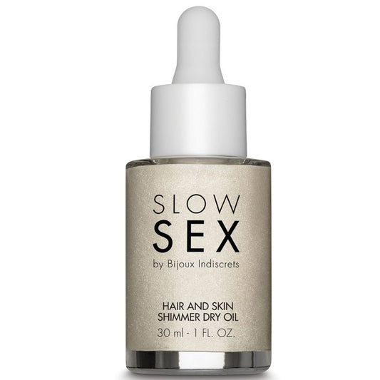 BIJOUX - SLOW SEX HUILE SÈCHE ÉCLAIRANTE MULTIFONCTION 30 ML - 7eme ciel