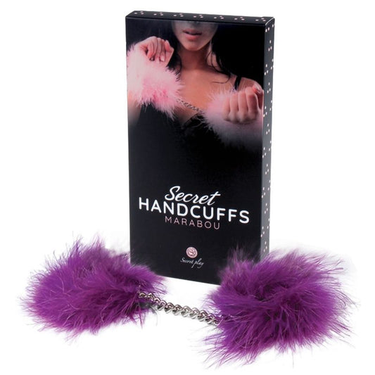 SECRETPLAY - MENOTTES MARABOU VIOLET - 7eme ciel