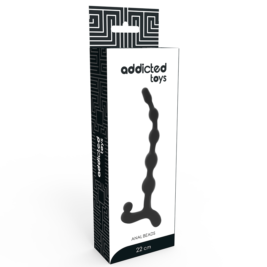 ADDICTED TOYS - BALLES ANAL 22 CM NOIR - 7eme ciel