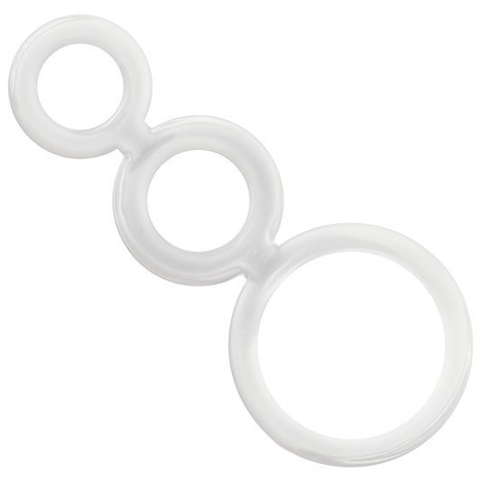 ADDICTED TOYS - ENSEMBLE DANNEAU POUR PÉNIS TRANSPARENT - 7eme ciel