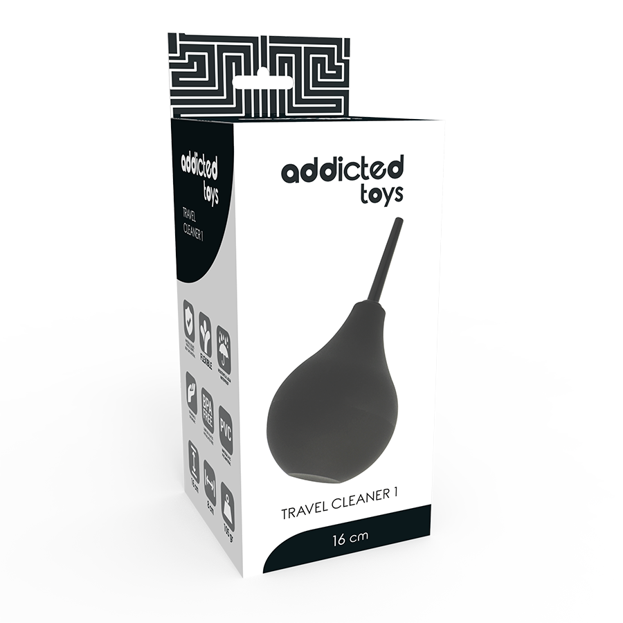 ADICCTED TOYS - DOUCHE ANAL NOIR - 7eme ciel