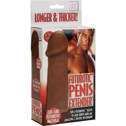 CALEXOTICS - EXTENSION DE PÉNIS FUTUROTIQUE MARRON - 7eme ciel
