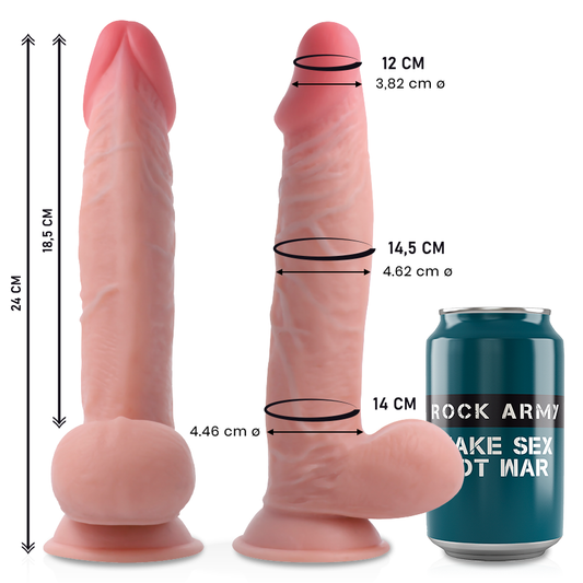 ROCKARMY - SHERMAN ROCKARMY DOUBLE DENSITÉ 24 CM -O- 4.62 CM - 7eme ciel