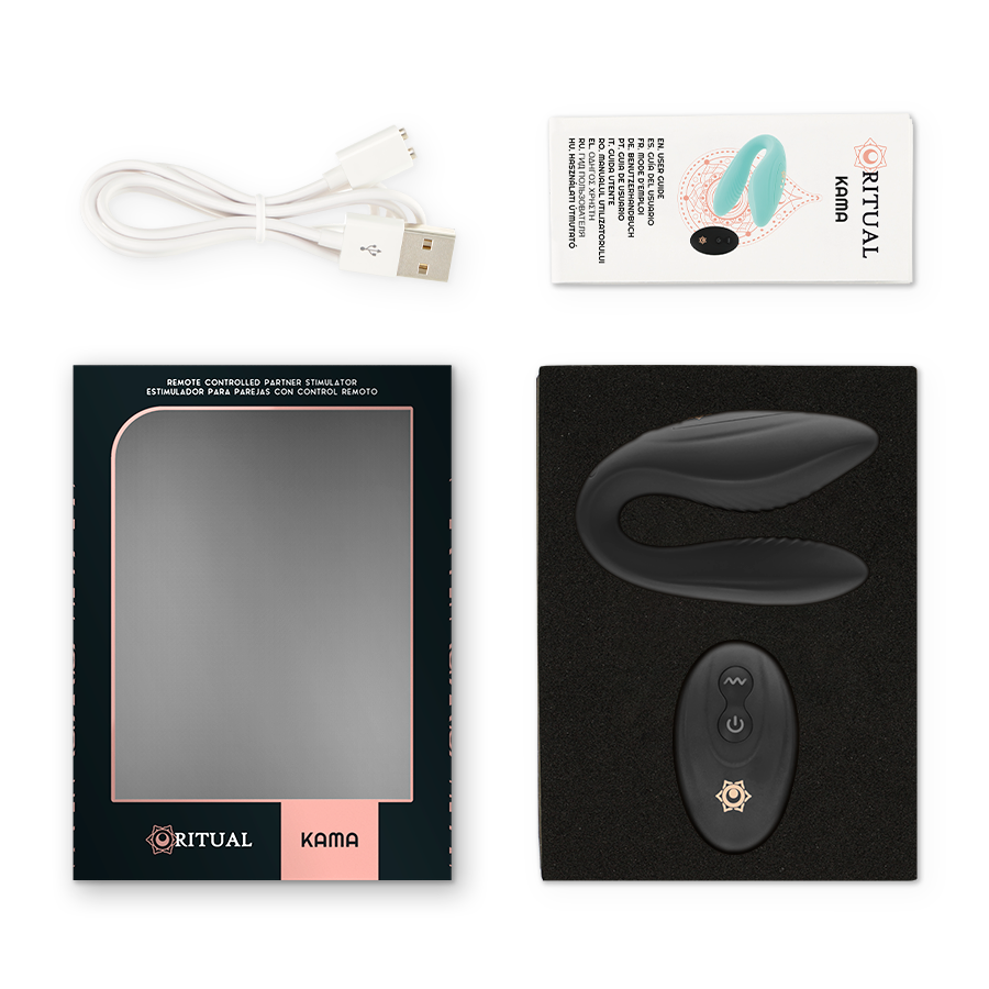 Rituel Kama : Vibromasseur Couple Innovant et Plaisir Double Moteur - 7eme ciel