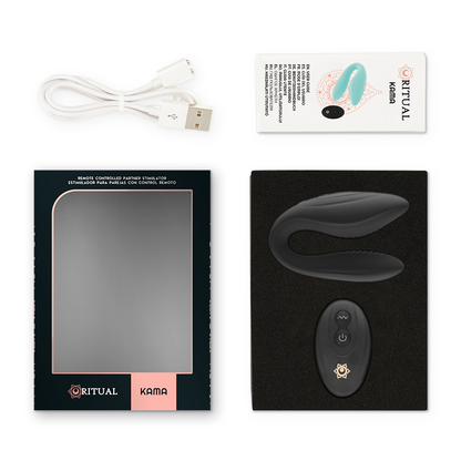 Rituel Kama : Vibromasseur Couple Innovant et Plaisir Double Moteur - 7eme ciel