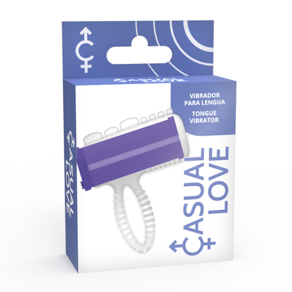 CASUAL LOVE - RING VIBRATOR LILAC TONGUE - 7eme ciel