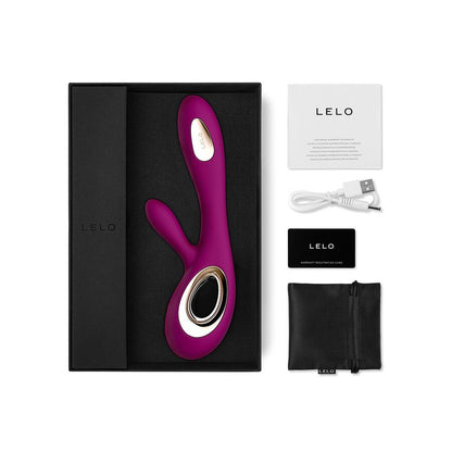 LELO - SORAYA WAVE VIBRATEUR LAPIN DEEP ROSE - 7eme ciel