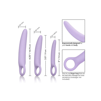 CALEXOTICS - DR LAURA BERMAN ALENA ENSEMBLE DE 3 DILATEURS EN SILICONE - 7eme ciel