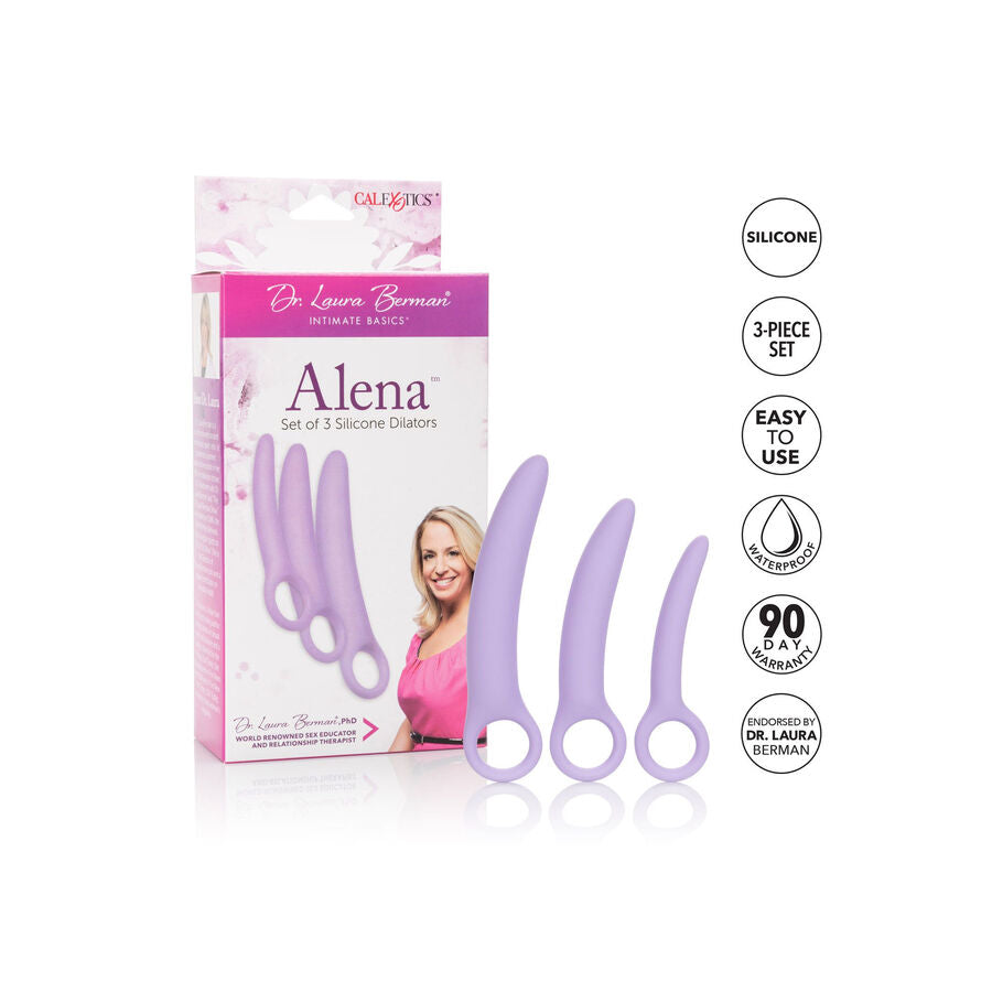CALEXOTICS - DR LAURA BERMAN ALENA ENSEMBLE DE 3 DILATEURS EN SILICONE - 7eme ciel