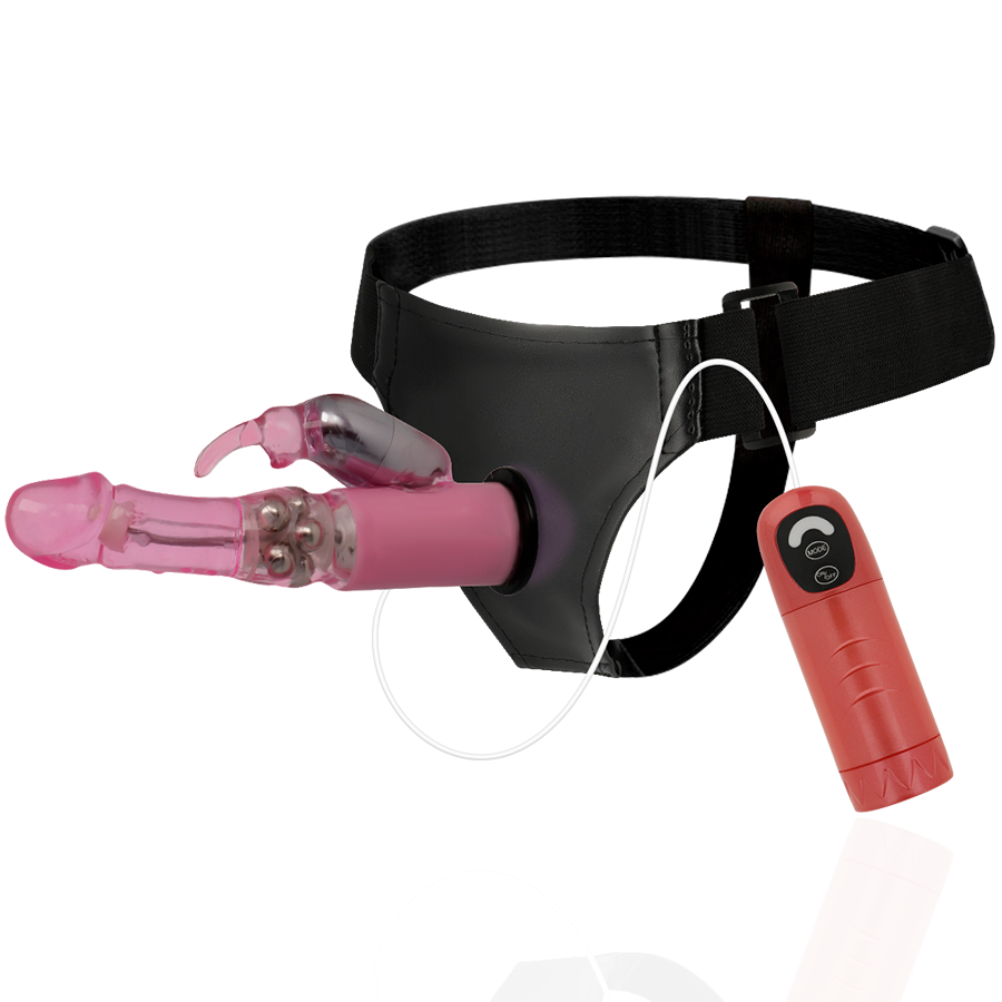 HARNESS ATTRACTION - RNES DANIEL AVEC VIBRATION ET ROTATION 18 CM -O- 3.5 CM - 7eme ciel