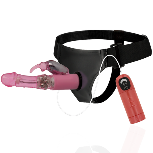 HARNESS ATTRACTION - RNES DANIEL AVEC VIBRATION ET ROTATION 18 CM -O- 3.5 CM - 7eme ciel