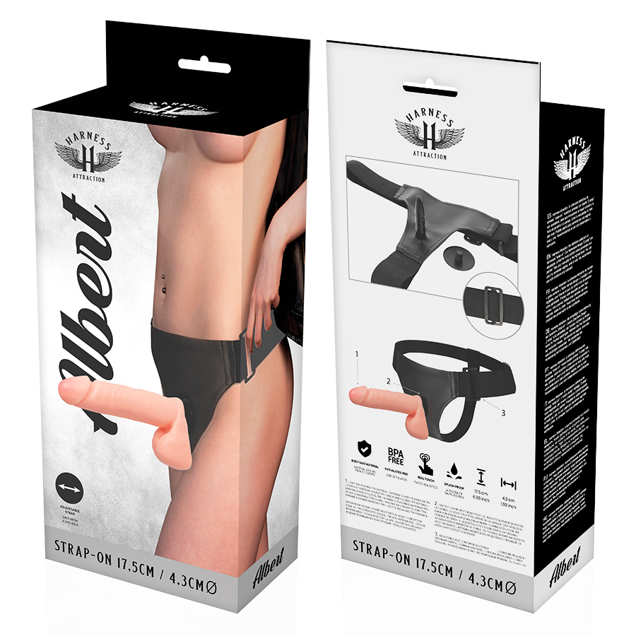 HARNESS ATTRACTION - RNES ALBERT RÉALISTE 17.5 CM -O- 4.3 CM - 7eme ciel