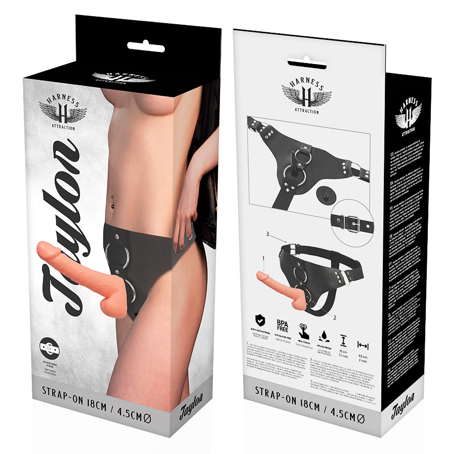 HARNESS ATTRACTION - RNES TAYLOR DELUXE 18 CM -O- 4.5 CM - 7eme ciel