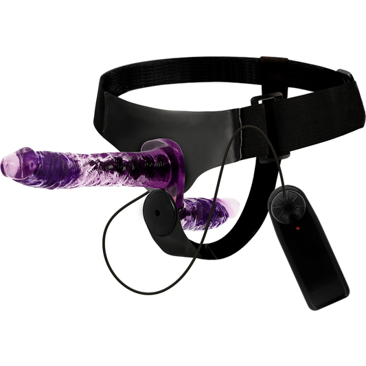 HARNESS ATTRACTION - RODNEY VIBRATEUR DOUBLE PENETRACI N 18 CM -O- 3.5 CM - 7eme ciel