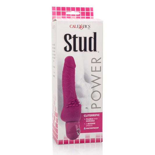 CALEXOTICS - VIBRATEUR ROSE POWER STUD CLITERRIFIC - 7eme ciel
