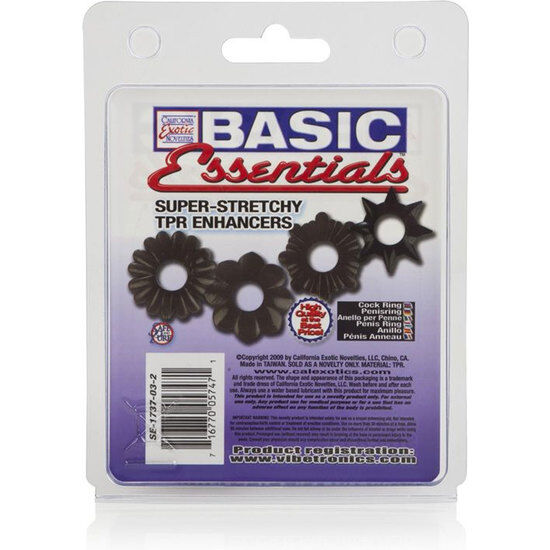 CALEXOTICS - PAQUET DE 4 ESSENTIELS DE BASE - 7eme ciel