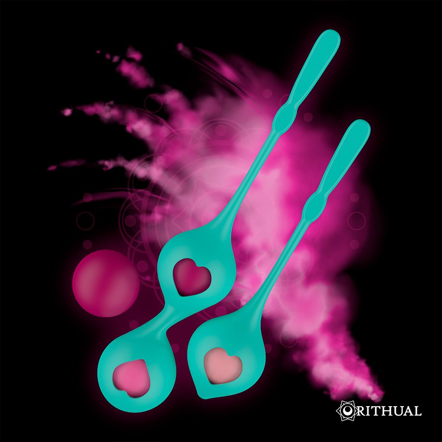 RITHUAL - ENSEMBLE DENTRAÎNEMENT PELVIEN DEVA AQUA GREEN - 7eme ciel