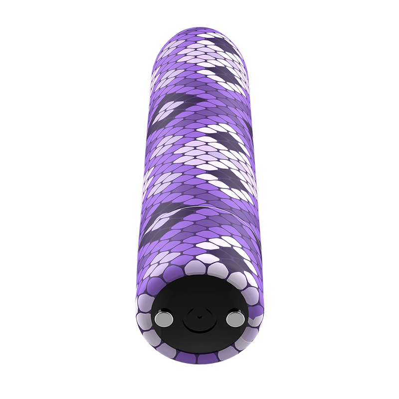 CUSTOM BULLETS - RECHARGEABLE SNAKE PURPLE MAGNETIC BULLET 10V - 7eme ciel