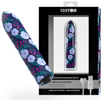 CUSTOM BULLETS - PERSONNALISÉS RECHARGEABLE PRINTEMPS 10 INTENSITIES