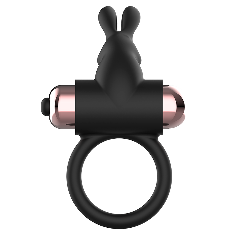 COQUETTE CHIC DESIRE - COCKRING AVEC VIBRATEUR NOIR/ OR - 7eme ciel