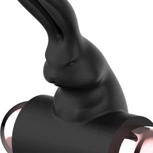 COQUETTE CHIC DESIRE - COCKRING AVEC VIBRATEUR NOIR/ OR - 7eme ciel