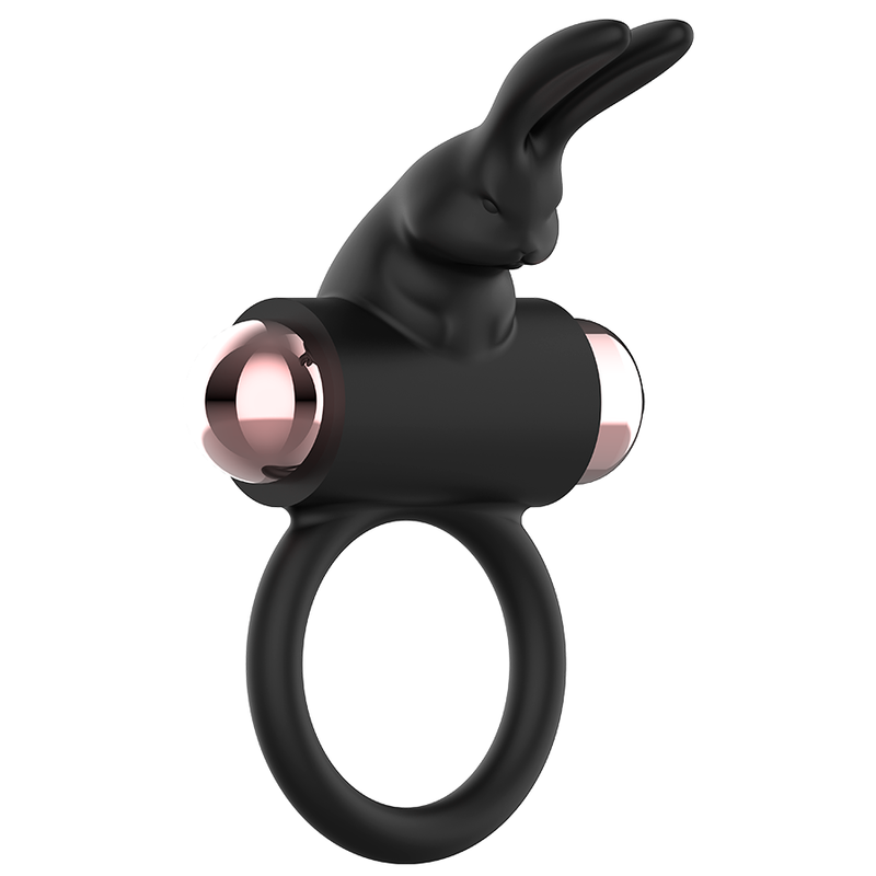 COQUETTE CHIC DESIRE - COCKRING AVEC VIBRATEUR NOIR/ OR - 7eme ciel