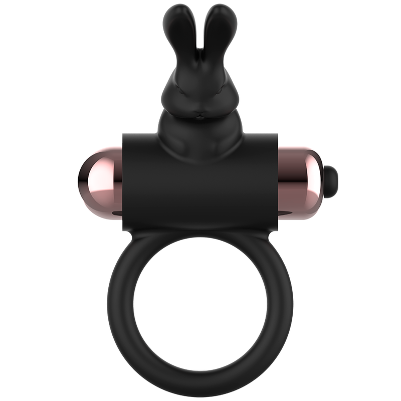 COQUETTE CHIC DESIRE - COCKRING AVEC VIBRATEUR NOIR/ OR - 7eme ciel