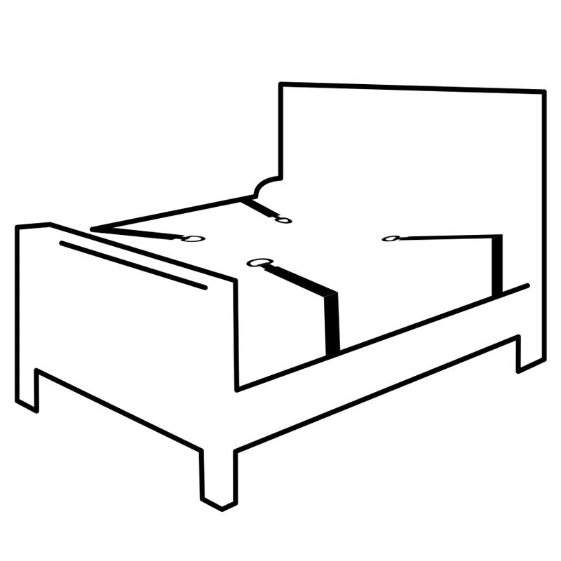 DARKNESS - ENSEMBLE DATTAQUES DE LIT - 7eme ciel