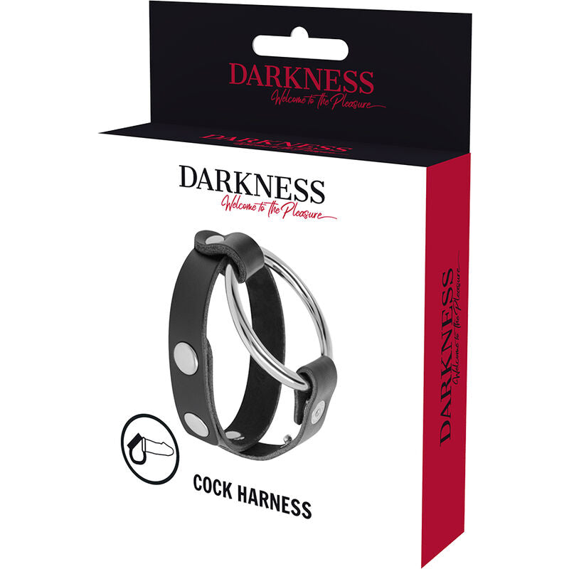 DARKNESS - ANNEAU DE BITE ET TESTICULE BDSM - 7eme ciel