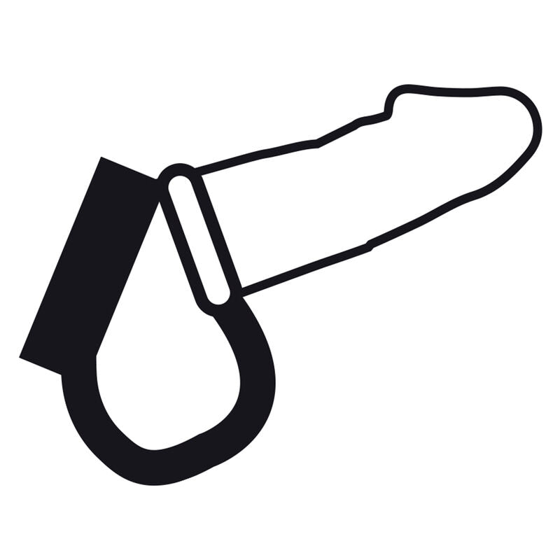 DARKNESS - ANNEAU DE BITE ET TESTICULE BDSM - 7eme ciel