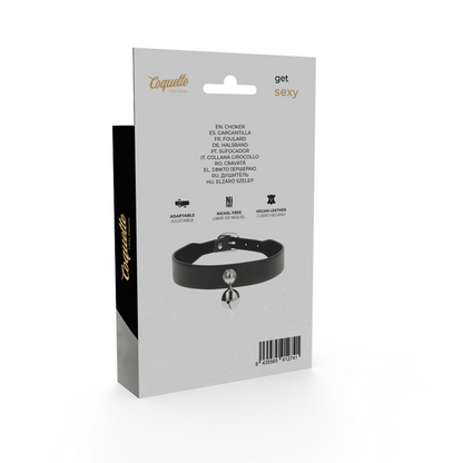 COQUETTE CHIC DESIRE - COLLIER EN CUIR VEGAN FEMME HOCHET ACCESSOIRE - 7eme ciel