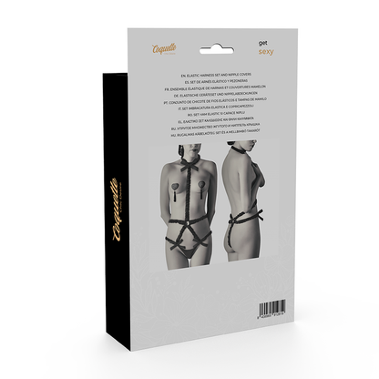 COQUETTE CHIC DESIRE - ENSEMBLE LINGERIE AVEC COUCHE-MALIN DE LUXE - 7eme ciel