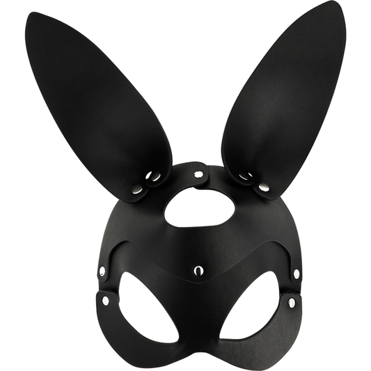 COQUETTE CHIC DESIRE - MASQUE EN CUIR VEGAN AVEC OREILLES DE LAPIN - 7eme ciel