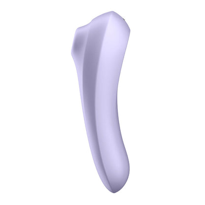 SATISFYER - VIBRATEUR DUAL PLEASURE AIR PULSE MAUVE - 7eme ciel