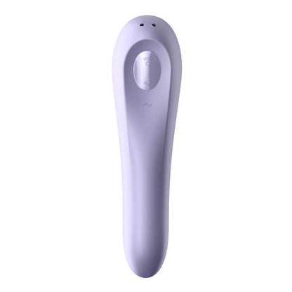 SATISFYER - VIBRATEUR DUAL PLEASURE AIR PULSE MAUVE - 7eme ciel