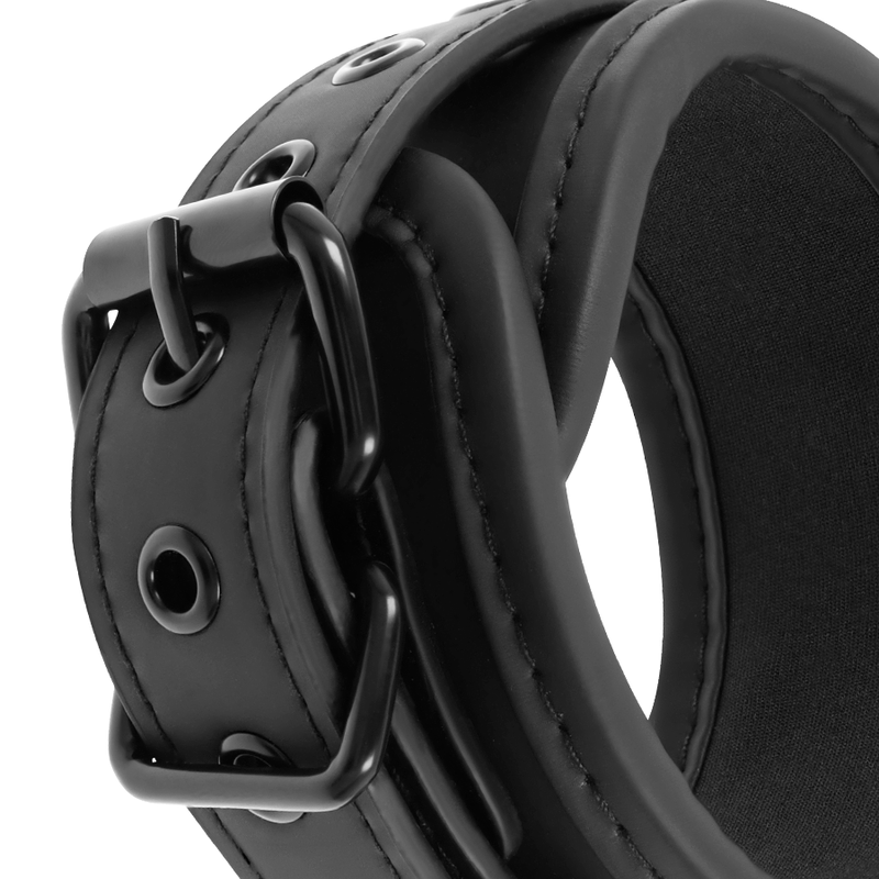 FETISH SUBMISSIVE - ENSEMBLE DE MENOTTES ET LIENS AVEC DOUBLURE EN NOPRÈNE - 7eme ciel