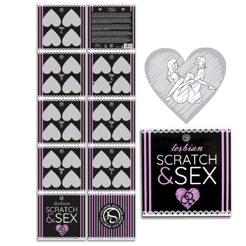 SECRETPLAY - JEU DE SCRATCH ET DE SEXE POUR COUPLES POSITIONS LESBIENNES (ES/EN/FR/PT/DE) - 7eme ciel