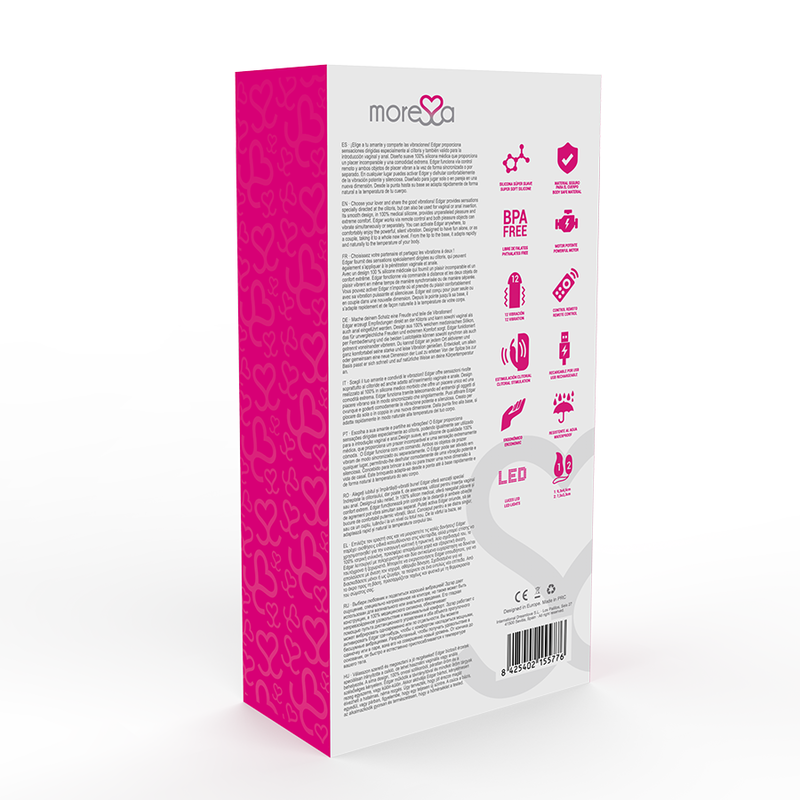 MORESSA - TÉLÉCOMMANDE EN SILICONE EDGAR PREMIUM - 7eme ciel