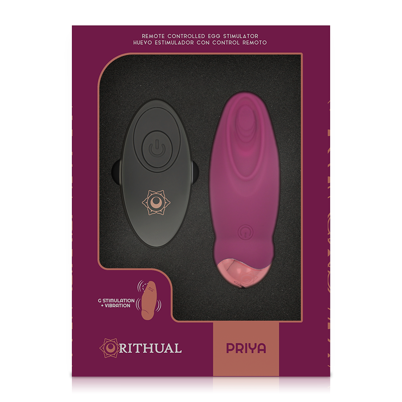 RITHUAL - PRIYA EGG TÉLÉCOMMANDE G-SPOT + VIBRATION - 7eme ciel
