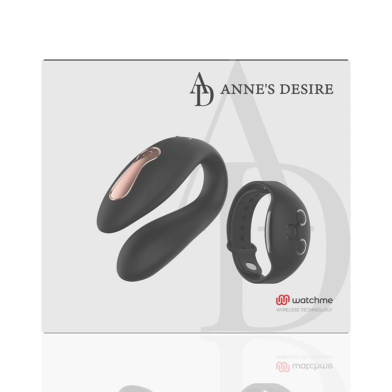 ANNE'S DESIRE - DUAL PLEASURE TECNOLOG A WATCHME NOIR - 7eme ciel