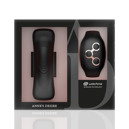 ANNE'S DESIRE - PANTY PLEASURE TECNOLOG A WATCHME NOIR/OR