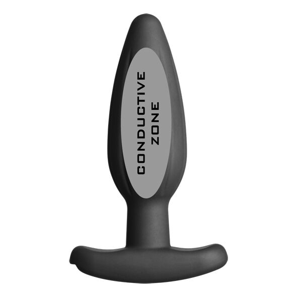 ELECTRASTIM - SILICONE NOIR ROCKER BUTTT PLUG MOYEN - 7eme ciel