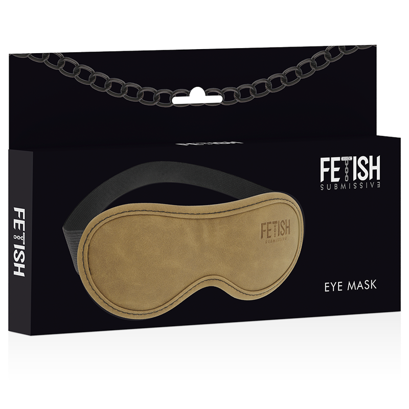 FETISH SUBMISSIVE ORIGIN - MASQUE EN CUIR VEGAN AVEC DOUBLURE EN NÉOPRÈNE - 7eme ciel