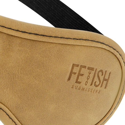 FETISH SUBMISSIVE ORIGIN - MASQUE EN CUIR VEGAN AVEC DOUBLURE EN NÉOPRÈNE - 7eme ciel