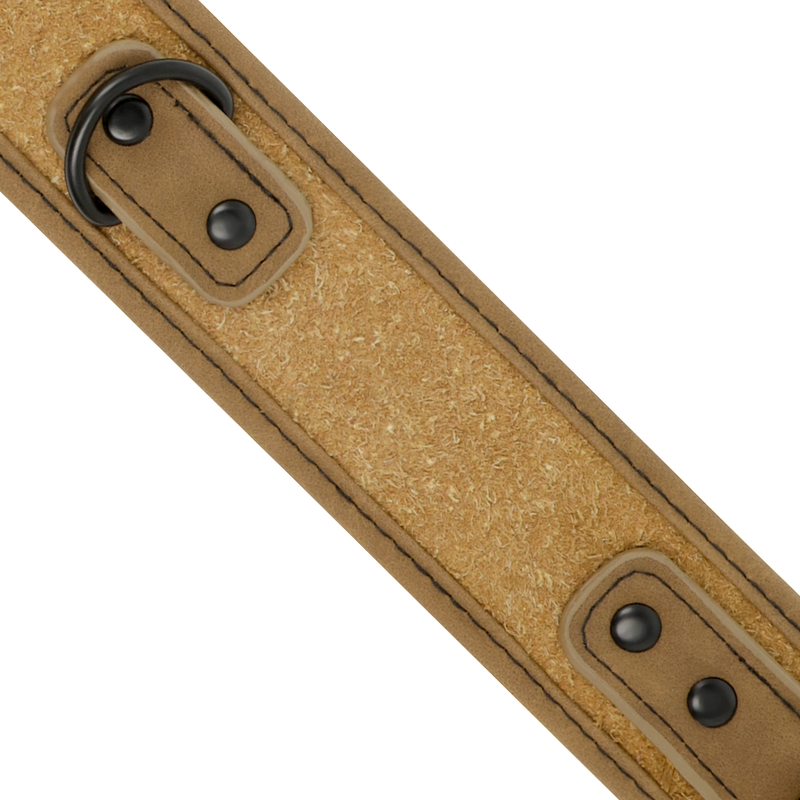 FETISH SUBMISSIVE ORIGIN - COLLIER CHAÎNE DOUBLÉE DE NÉOPRÈNE - 7eme ciel