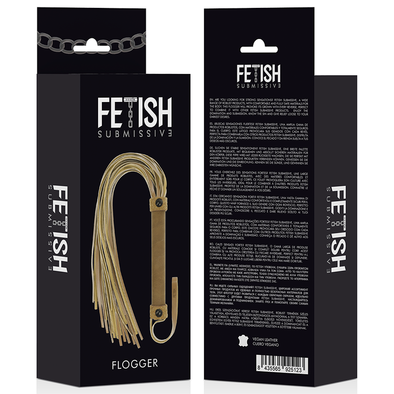 FETISH SUBMISSIVE ORIGIN - FOUET EN CUIR VEGAN - 7eme ciel