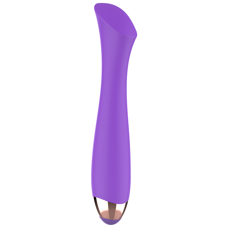 WOMANVIBE - VIBRATEUR RECHARGEABLE EN SILICONE MANDY POINT "K" - 7eme ciel