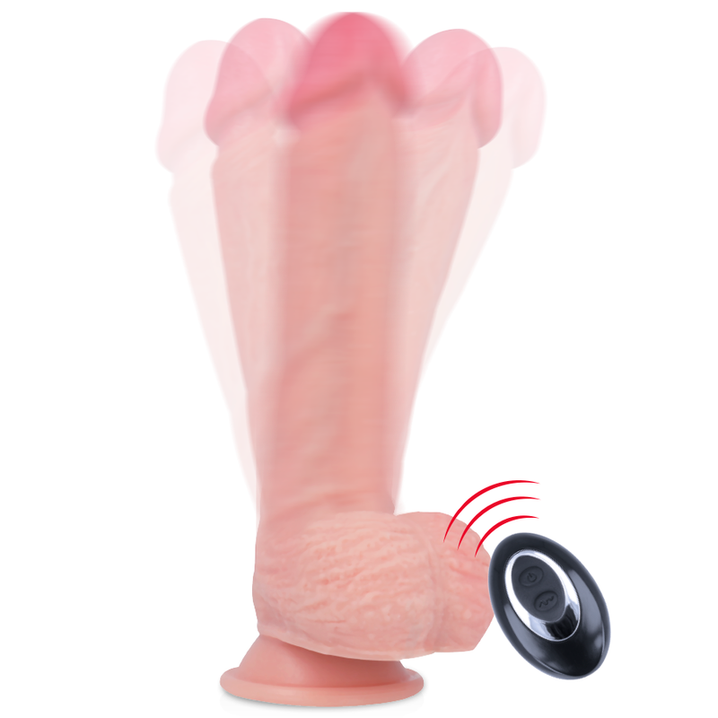 ROCKARMY - HARNAIS + VIBRATEUR SILICONE LIQUIDE PREMIUM TÉLÉCOMMANDE APACHE 20.5 CM -O- 4.62 CM - 7eme ciel